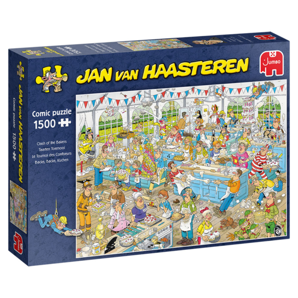 Køb Jan van Haasteren - Bagedysten (1500 brikker) online billigt tilbud rabat legetøj