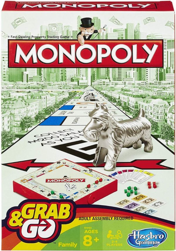 køb Monopoly Grab & Go spil online tilbud