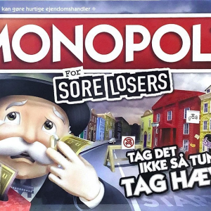 køb Monopoly Sore Losers Dansk spil online tilbud