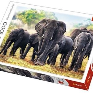 Køb African Elephants - 1000 brikker Brætspil