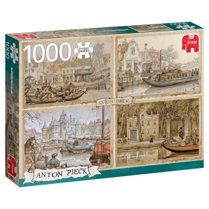 Køb Både på Kanalen - 1000 brikker Brætspil