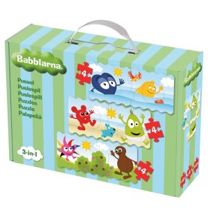 Køb Babblarna Puzze -l 4+4+4 brikker Brætspil