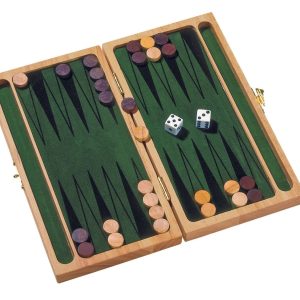 Køb Backgammon i træ Brætspil