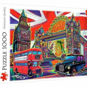Køb Colours of London - 1000 brikker Brætspil