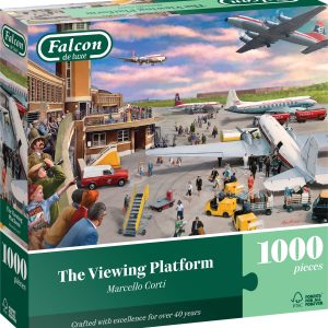 Køb Corti: Udsigt over lufthavnen - 1000 brikker Brætspil