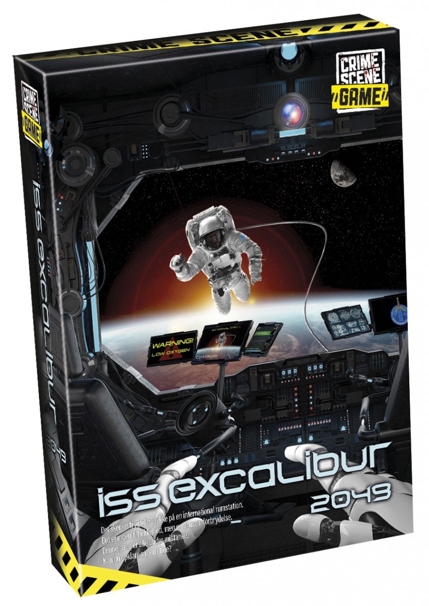 Køb Crime Scene: ISS Excalibur 2049 - Dansk Brætspil