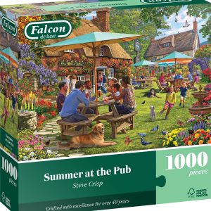 Køb Crisp: Sommerstemning i haven - 1000 brikker Brætspil