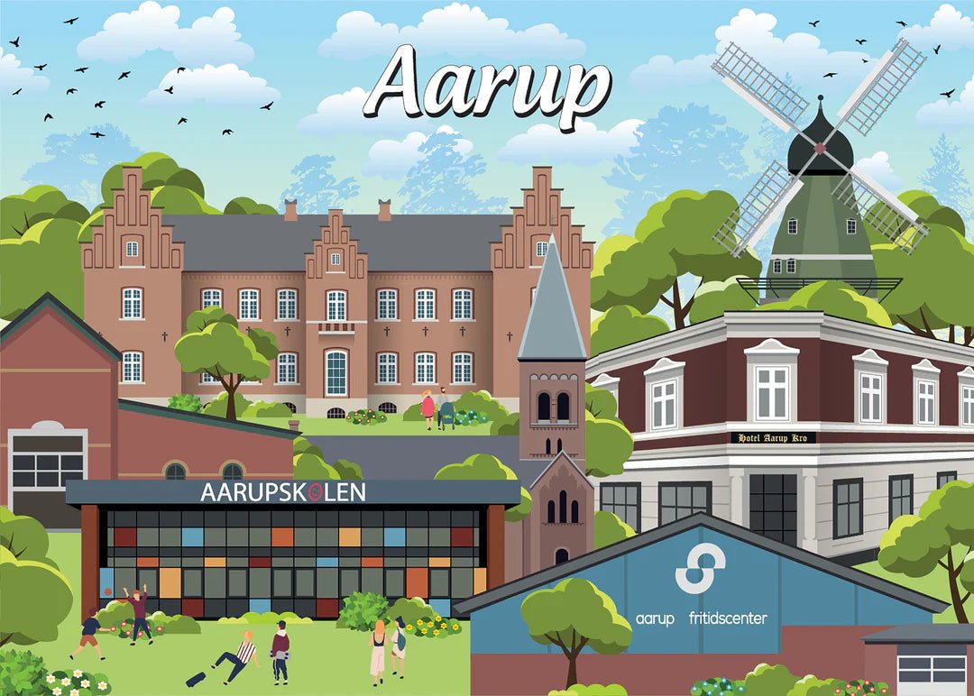 Køb Danske Byer: Aarup Brætspil