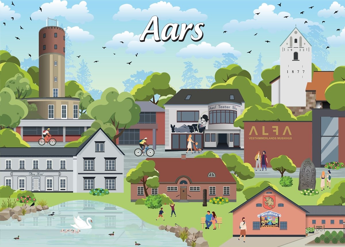 Køb Danske byer: Aars