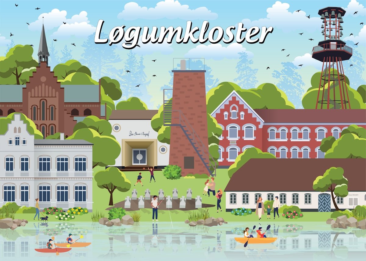 Køb Danske byer: Løgumkloster