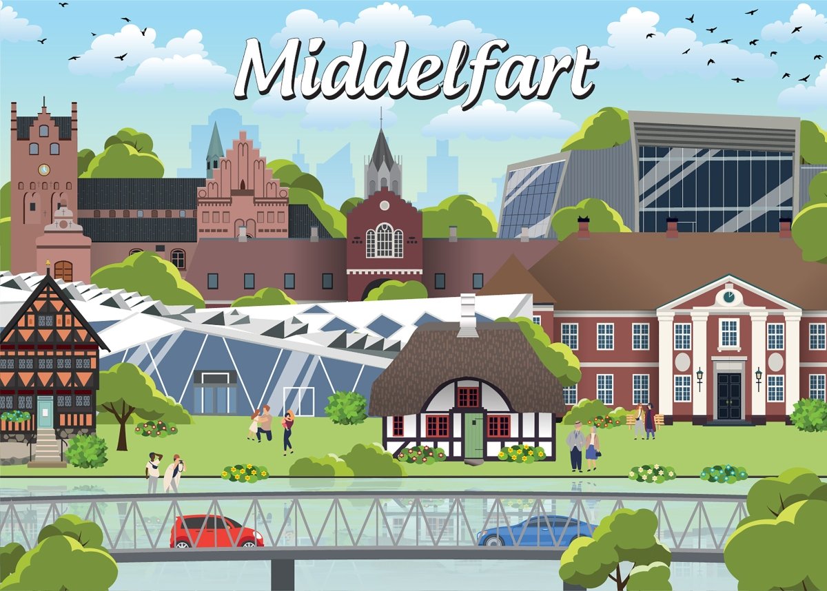 Køb Danske byer: Middelfart