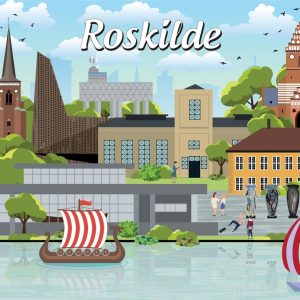 Køb Danske byer: Roskilde