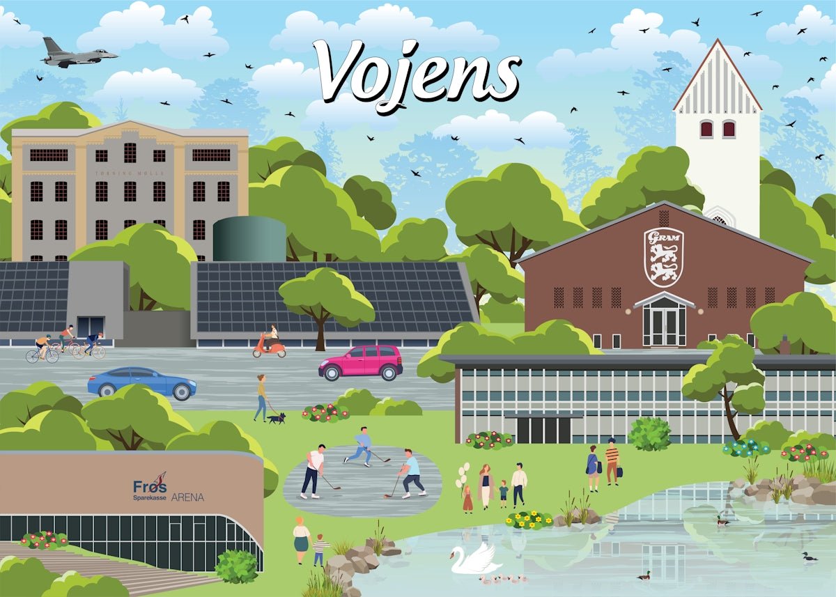 Køb Danske byer: Vojens