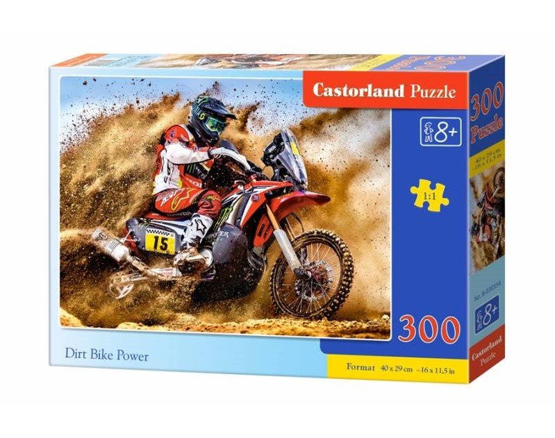 Køb Dirt Bike Power - 300 brikker Brætspil