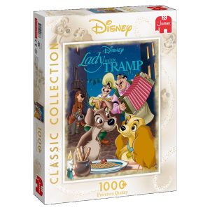Køb Disney: Lady og vagabonden - 1000 brikker Brætspil