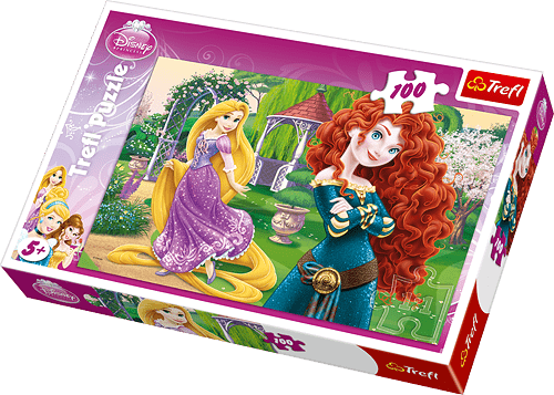 Køb Disney Pugnacious princesses - 100 brikker Brætspil