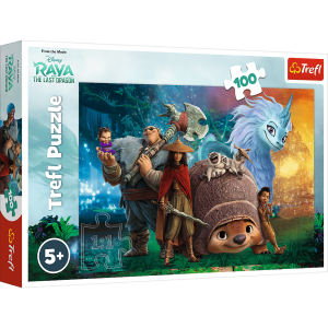 Køb Disney: Raya - Den sidste Drage - 100 brikker Brætspil
