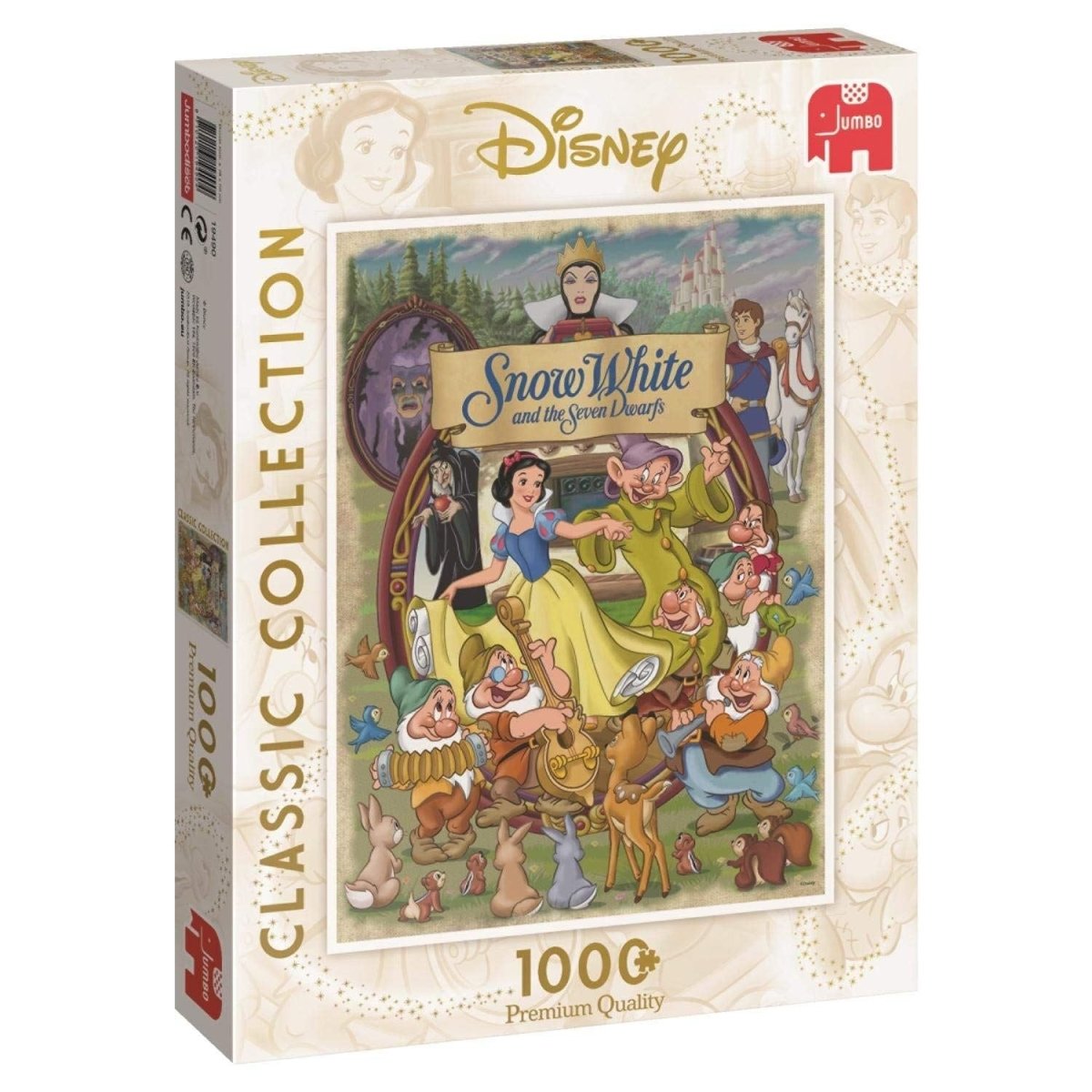 Køb Disney SnowWhite - 1000 brikker Brætspil