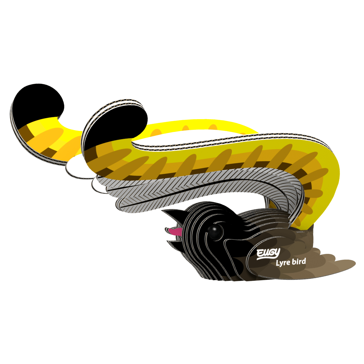 Køb Eugy Lyre Fugl 3D puslespil Brætspil