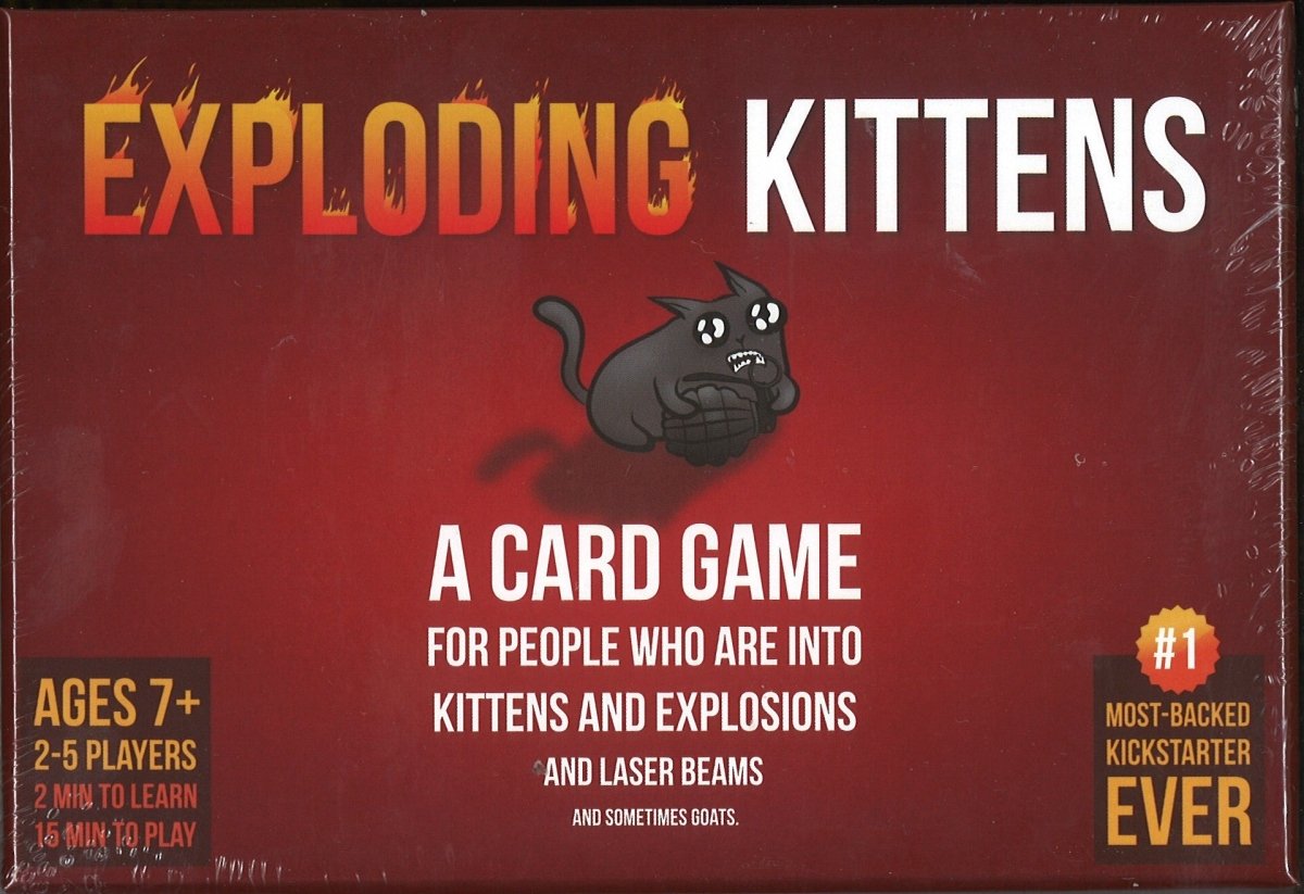 Køb Exploding Kittens - Dansk Brætspil