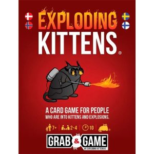 Køb Exploding Kittens: Grab & Game - Dansk Brætspil