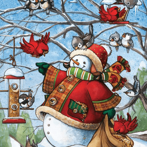 Køb Frosty Feeds His Friends - 1000 brikker Brætspil