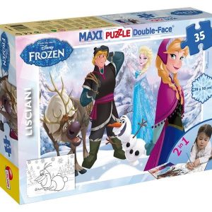 Køb Frozen Maxi Double-Face - 35 brikker Brætspil