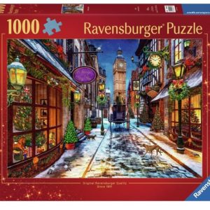 Køb Gaden ved juletid - 1000 brikker Brætspil