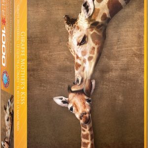 Køb Girafmors kys - 1000 brikker Brætspil