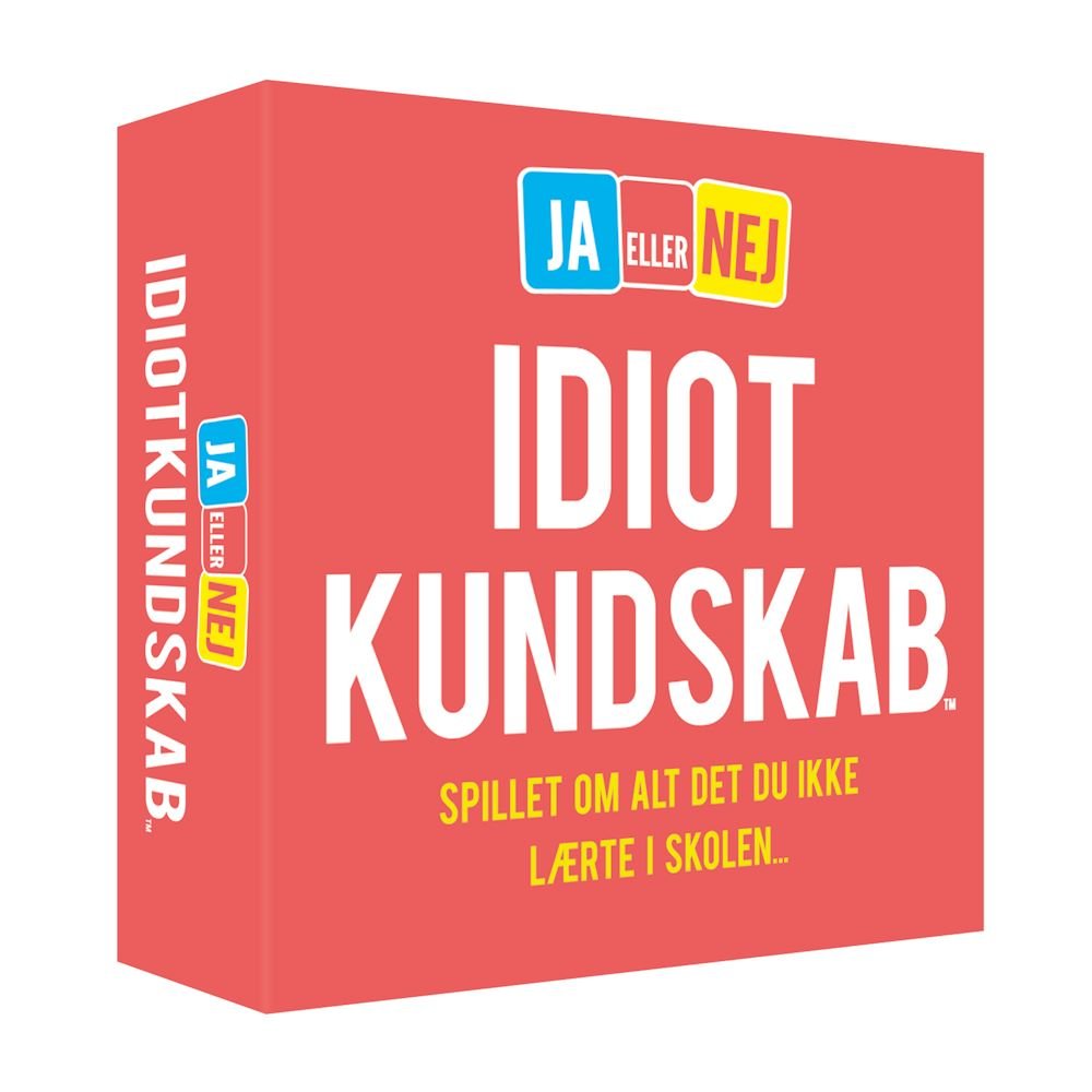 Køb Idiotkundskab - Ja Eller Nej Brætspil