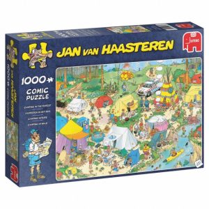 Køb Jan van Haasteren: Camping i skoven - 1000 brikker Brætspil