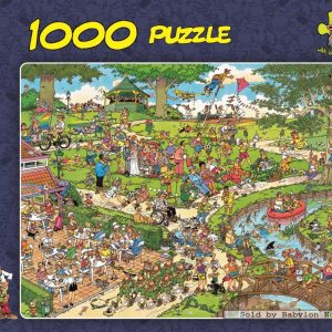 Køb Jan van Haasteren: En tur i parken - 1000 brikker Brætspil