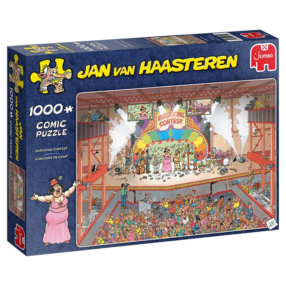 Køb Jan van Haasteren - Eurosong Contest - 1000 brikker Brætspil