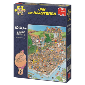 Køb Jan van Haasteren - Fun Around the Pool - 1000 brikker Brætspil