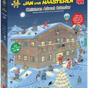 Køb Jan van Haasteren: Julekalender 2025 (24 x 54 brikker) Brætspil