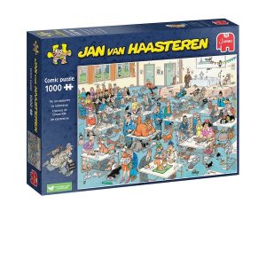 Køb Jan van Haasteren: Katteudstillingen - 1000 brikker Brætspil