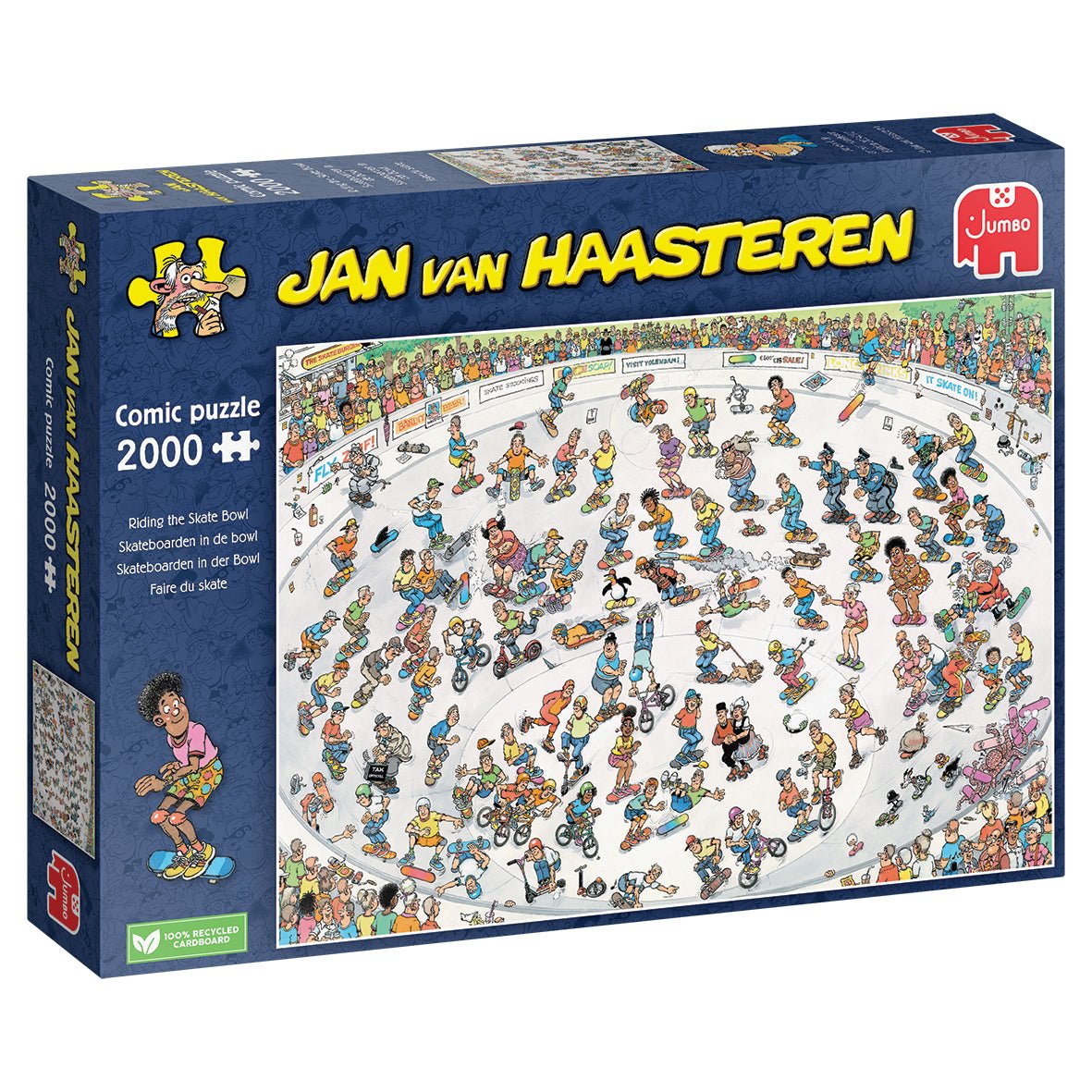 Køb Jan van Haasteren: Sjov på skater-banen - 2000 brikker Brætspil