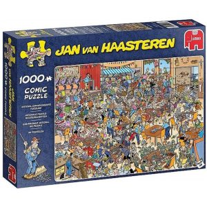 Køb Jan van Haasteren: Tur gennem junglen - 1000 Brikker Brætspil