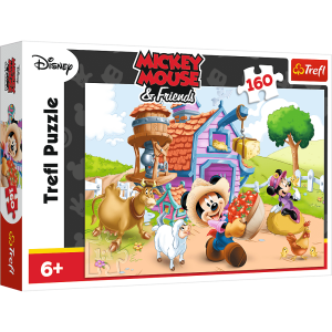 Køb Mickey Mouse passer gården - 160 brikker Brætspil