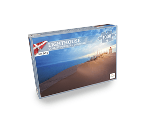 Køb Nordic Quality Puzzles: Lighthouse (Rubjerg Knude) - 1000 brikker Brætspil