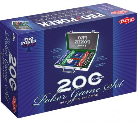Køb ProPoker 200 Chips - Komplet Pokersæt Brætspil