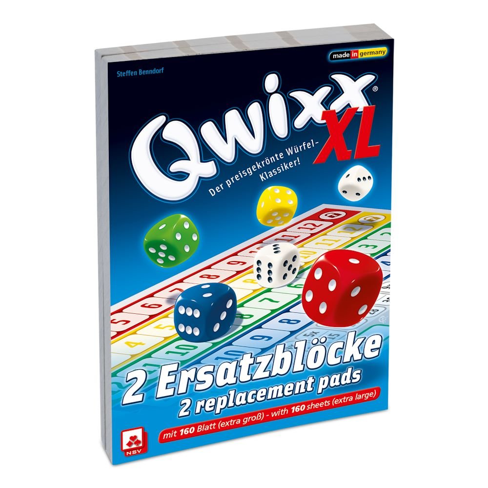Køb Qwixx XL - Ekstra blokke Brætspil
