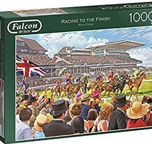 Køb Racing to the finish - 1000 brikker Brætspil