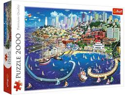 Køb San Francisco Bay - 2000 brikker Brætspil