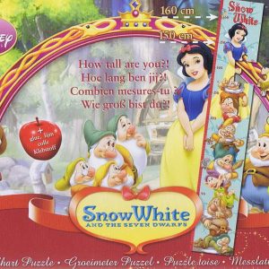 Køb Snow White and the seven dwarfs - Børne Højde måler - 25 brikker Brætspil
