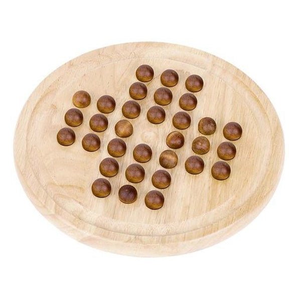 Køb Solitaire i rent træ Brætspil