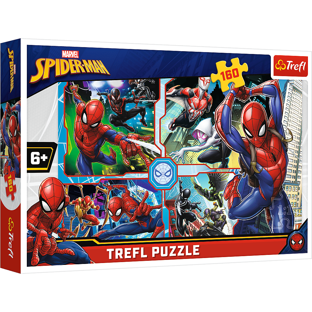 Køb Spiderman redder dagen - 160 brikker Brætspil