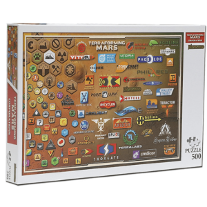 Køb Terraforming Mars: Logos Puslespil - 500 brikker Brætspil