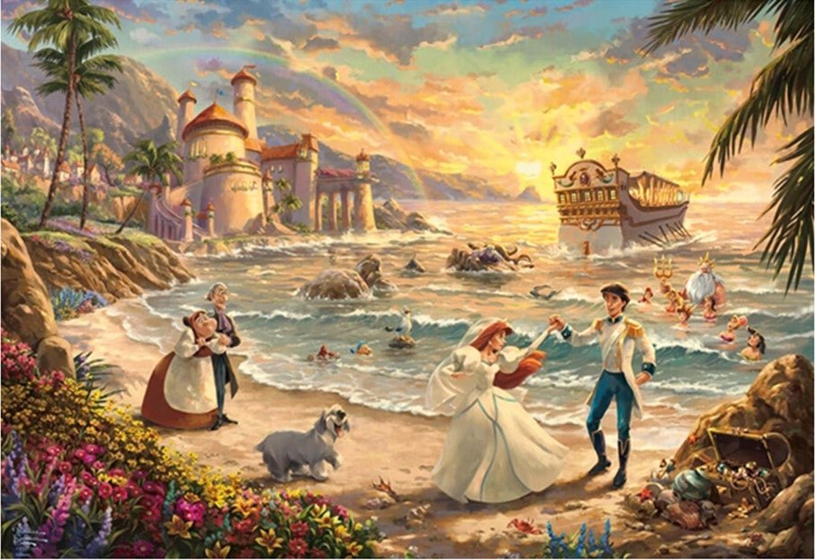 Køb Thomas Kinkade - Little Mermaid Celebration of Love Brætspil