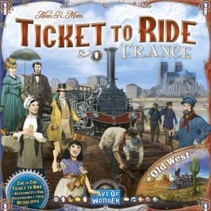 Køb Ticket to Ride: France og The Old West - Map Collection #6 Brætspil